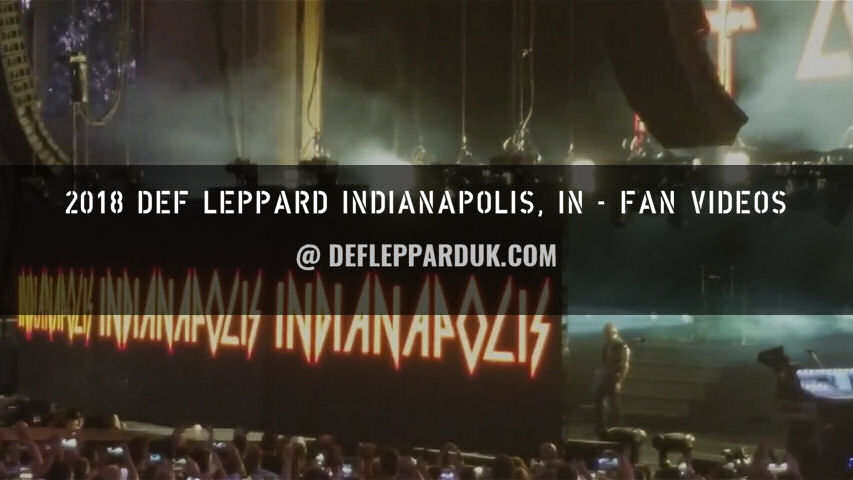 Def Leppard 2018 Fan Videos.