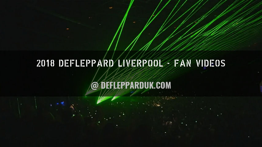 Def Leppard 2018 Fan Videos.