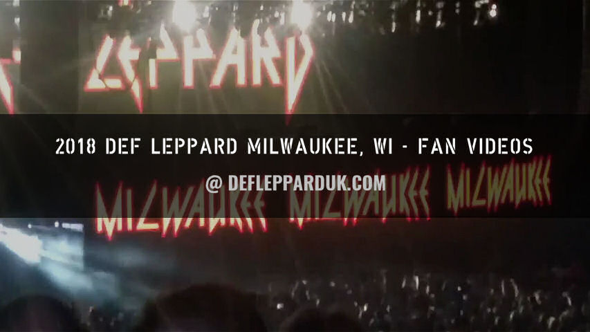 Def Leppard 2018 Fan Videos.