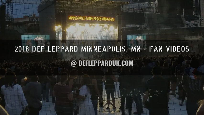 Def Leppard 2018 Fan Videos.