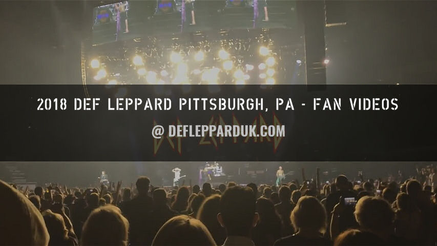Def Leppard 2018 Fan Videos.