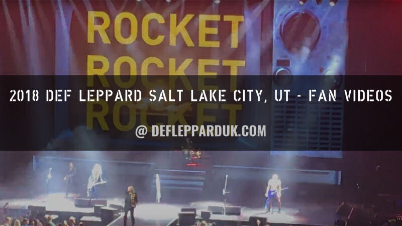 Def Leppard 2018 Fan Videos.
