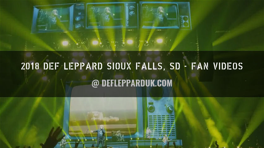 Def Leppard 2018 Fan Videos.