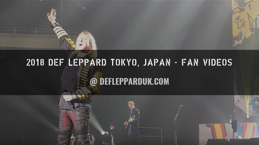 Def Leppard 2018 Fan Videos.