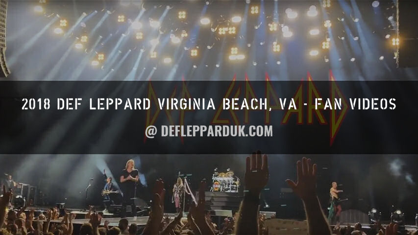 Def Leppard 2018 Fan Videos. Def Leppard 2018 Fan Videos.