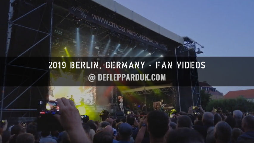 Def Leppard 2019 Fan Videos.