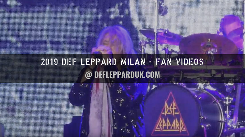 Def Leppard 2019 Fan Videos.