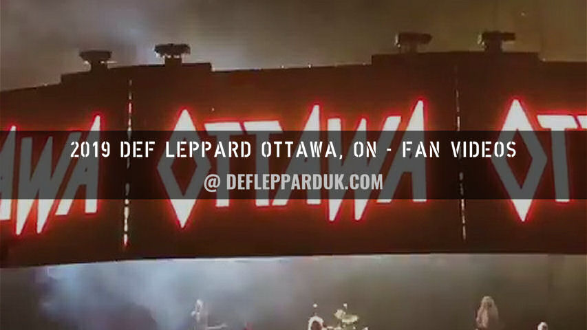 Def Leppard 2019 Fan Videos.