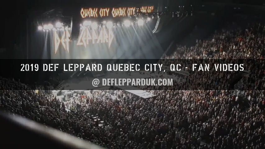 Def Leppard 2019 Fan Videos.