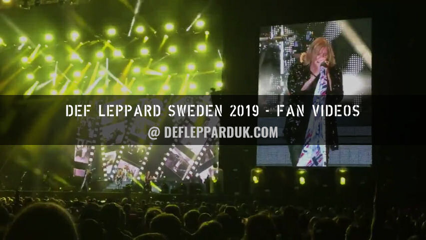 Def Leppard 2019 Fan Videos.