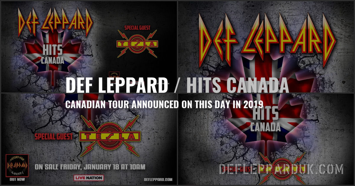 Def Leppard 2019.