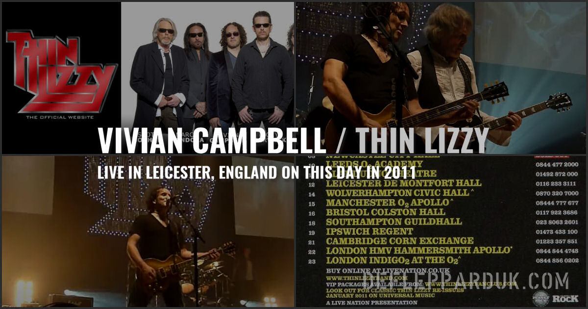 Vivian Campbell 2011. Vivian Campbell 2011.