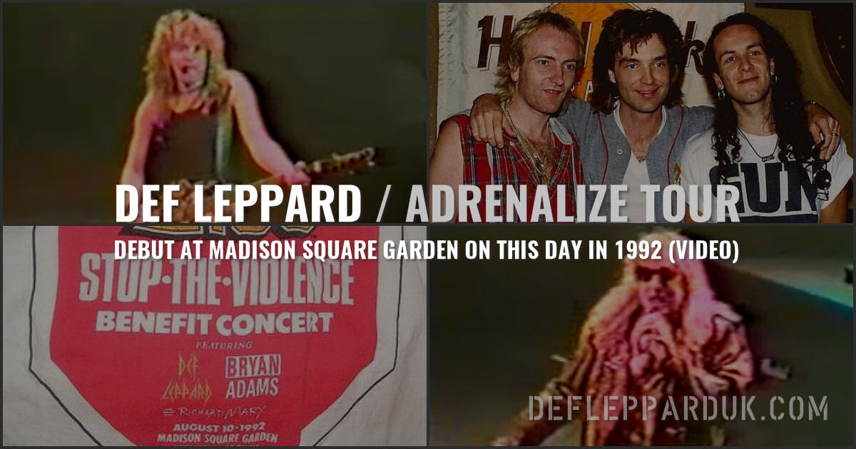 Def Leppard 1992.