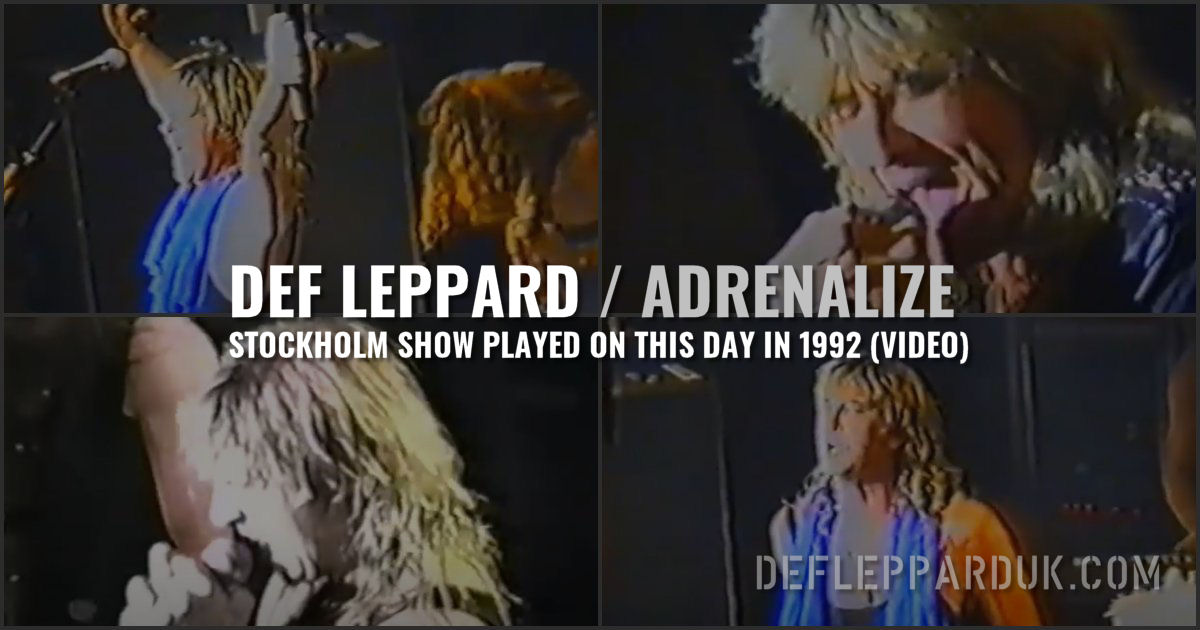 Def Leppard 1992. Def Leppard 1992.