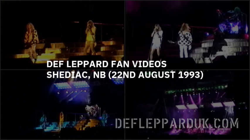 Def Leppard 1993 Fan Videos.