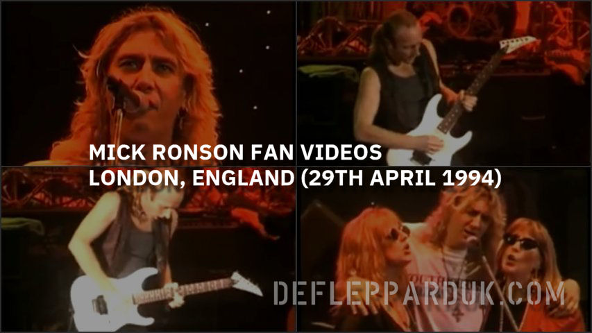 Def Leppard Fan Videos 1994.