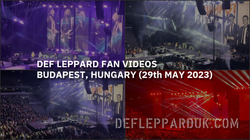 Def Leppard 2023 Fan Videos.