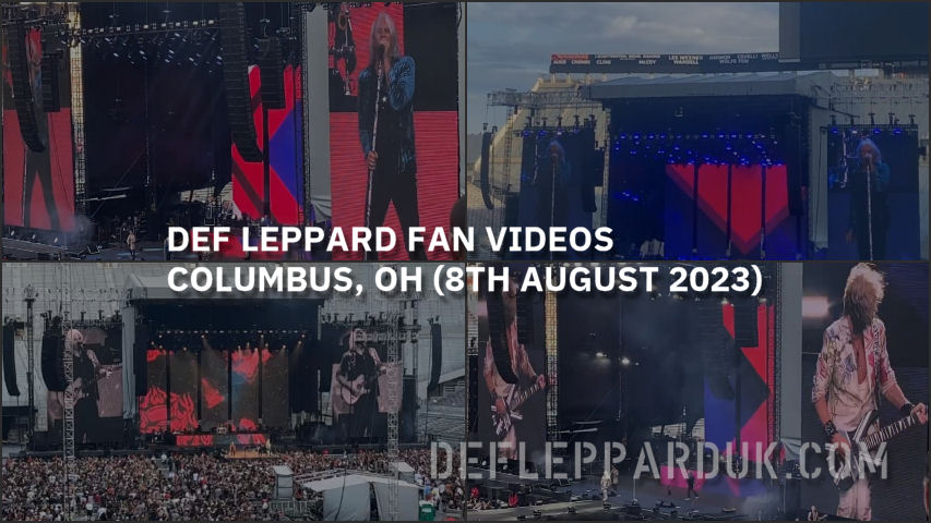 Def Leppard 2023 Fan Videos.