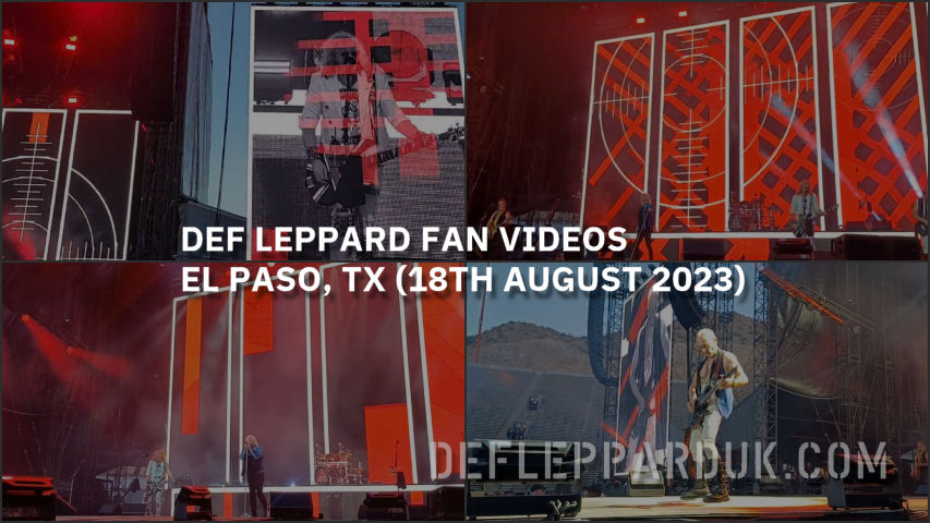 Def Leppard 2023 Fan Videos.