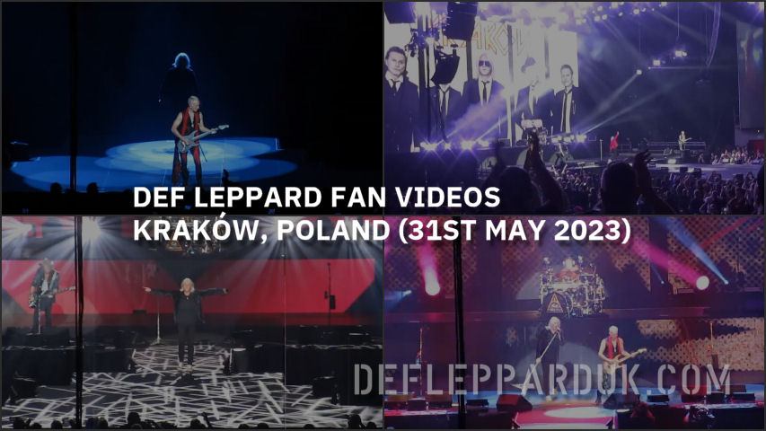 Def Leppard 2023 Fan Videos.