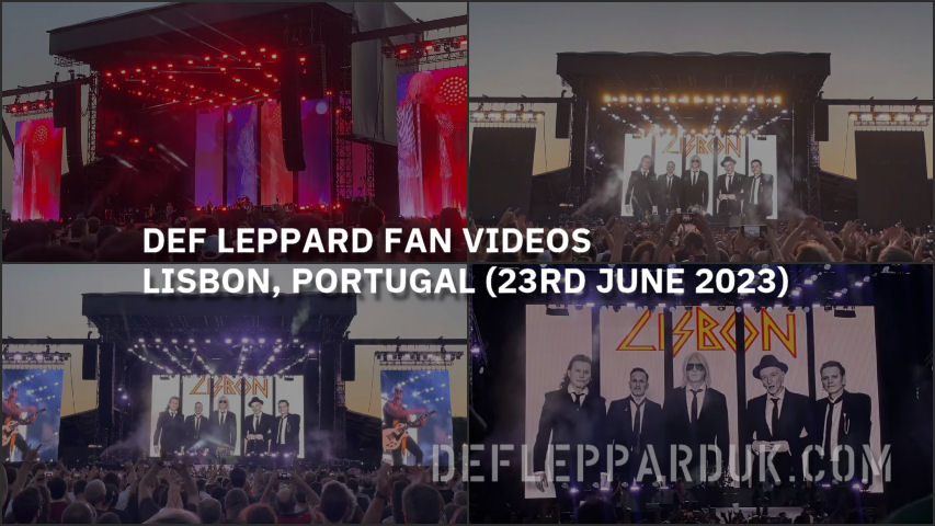Def Leppard 2023 Fan Videos.