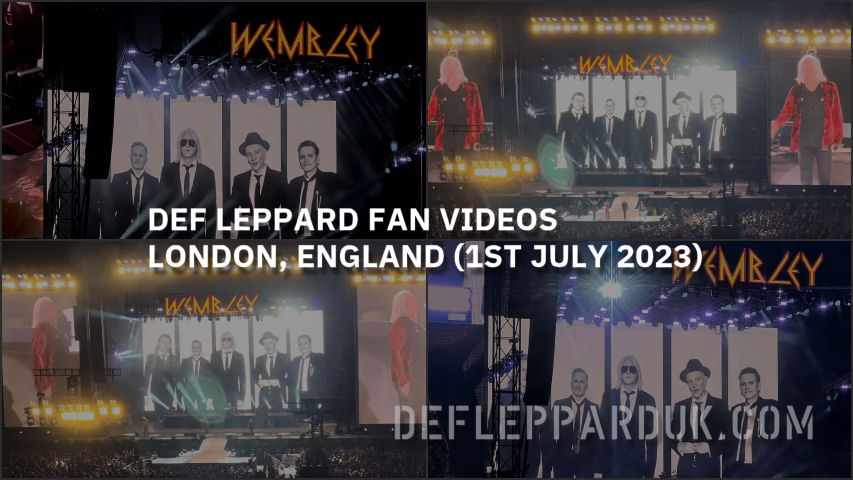 Def Leppard 2023 Fan Videos.
