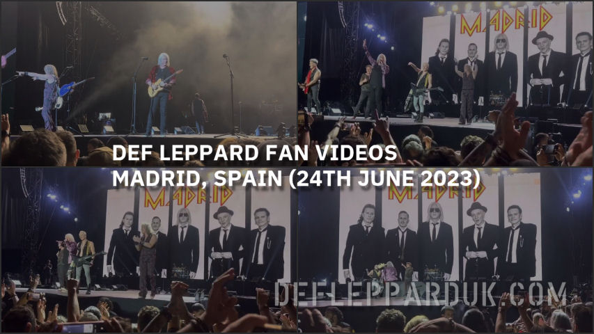 Def Leppard 2023 Fan Videos.
