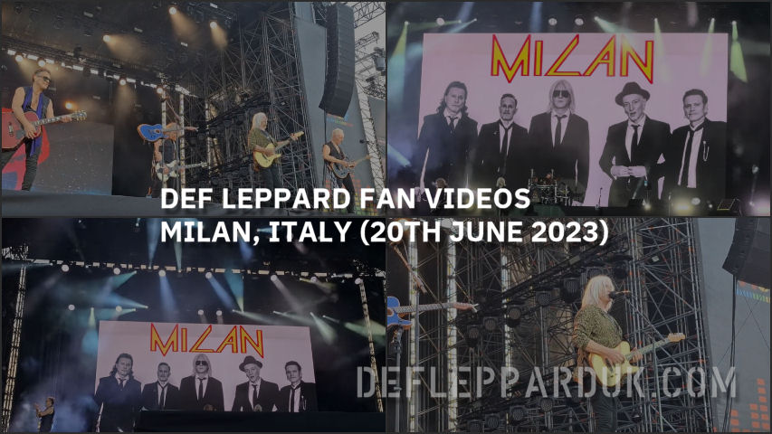 Def Leppard 2023 Fan Videos.