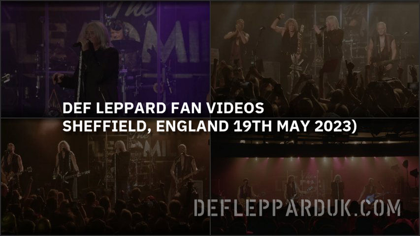 Def Leppard 2023 Fan Videos.