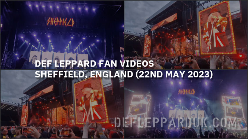 Def Leppard 2023 Fan Videos.