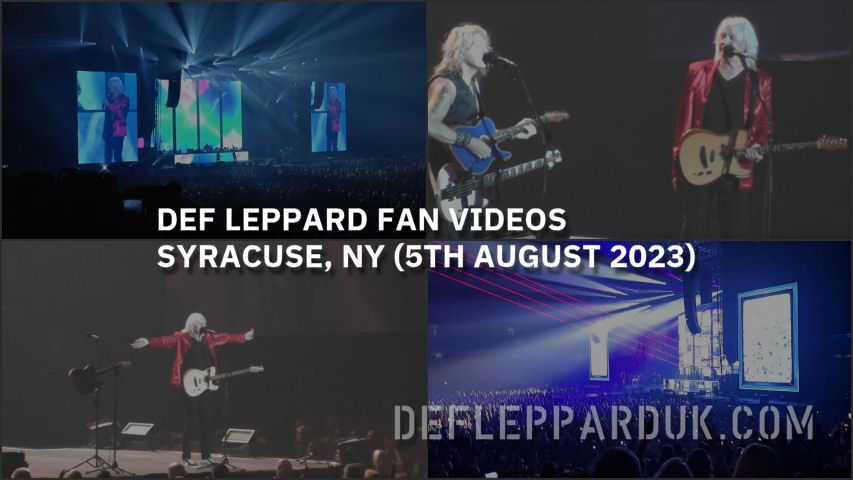 Def Leppard 2023 Fan Videos.
