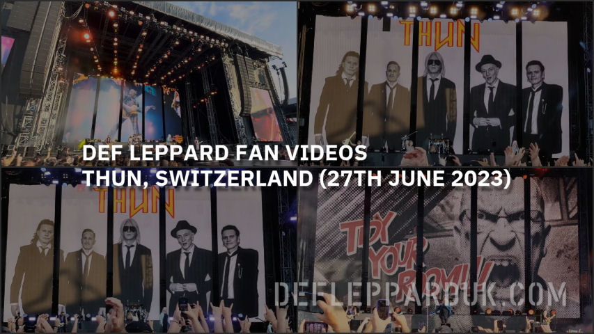 Def Leppard 2023 Fan Videos.