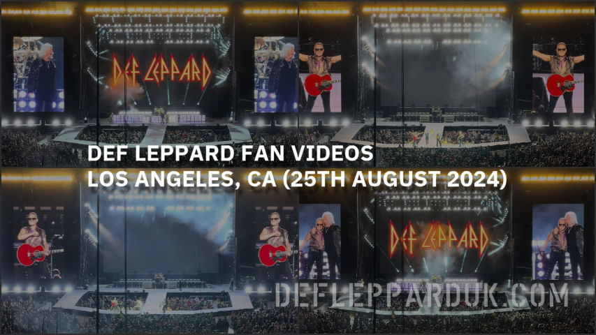 Def Leppard 2024 Fan Videos.