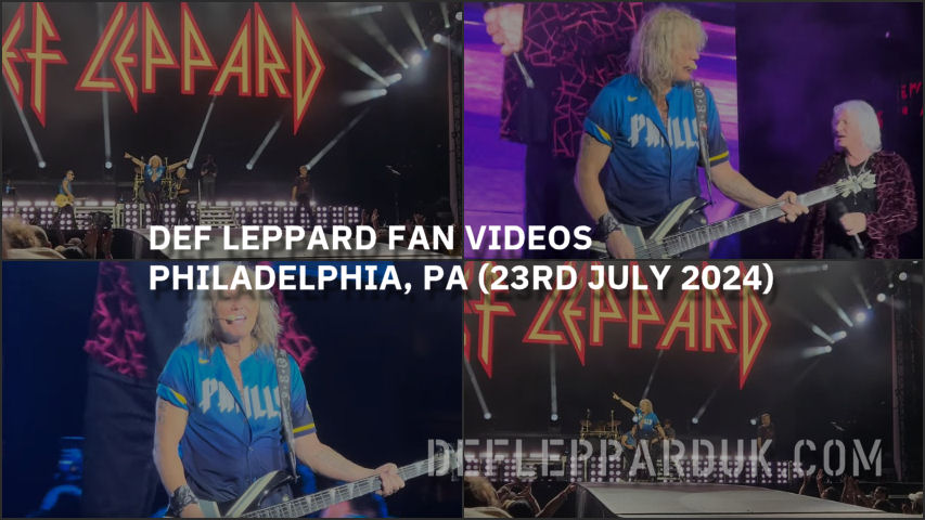 Def Leppard 2024 Fan Videos.