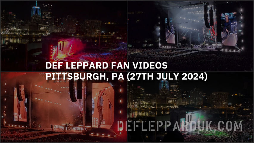 Def Leppard 2024 Fan Videos.