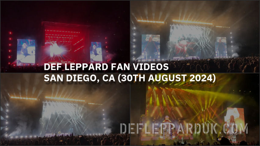 Def Leppard 2024 Fan Videos.