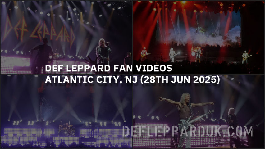 Def Leppard 2025 Fan Videos.