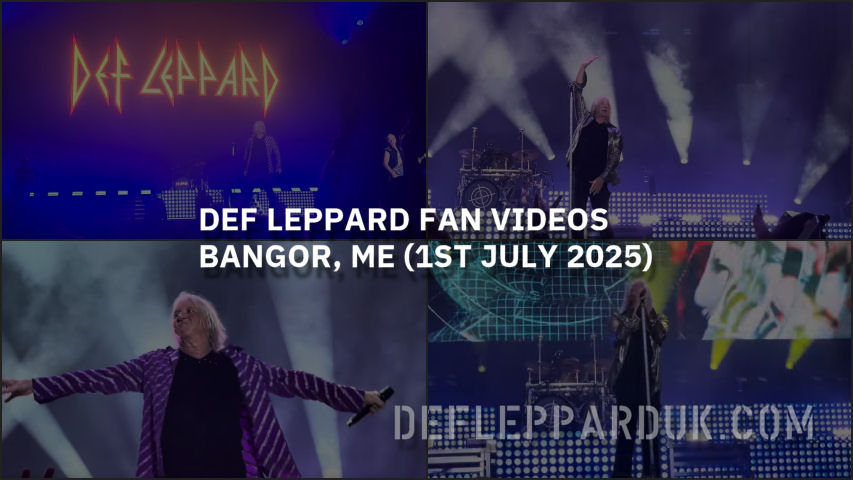 Def Leppard 2025 Fan Videos.