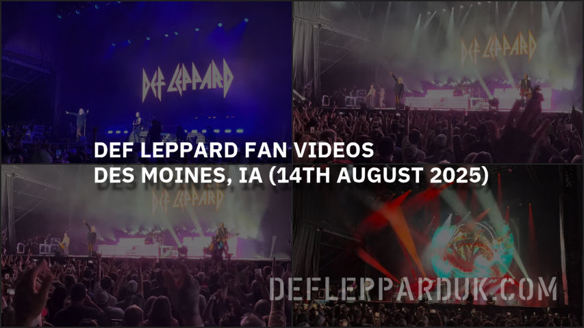 Def Leppard 2025 Fan Videos.