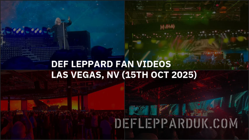 Def Leppard 2025 Fan Videos.