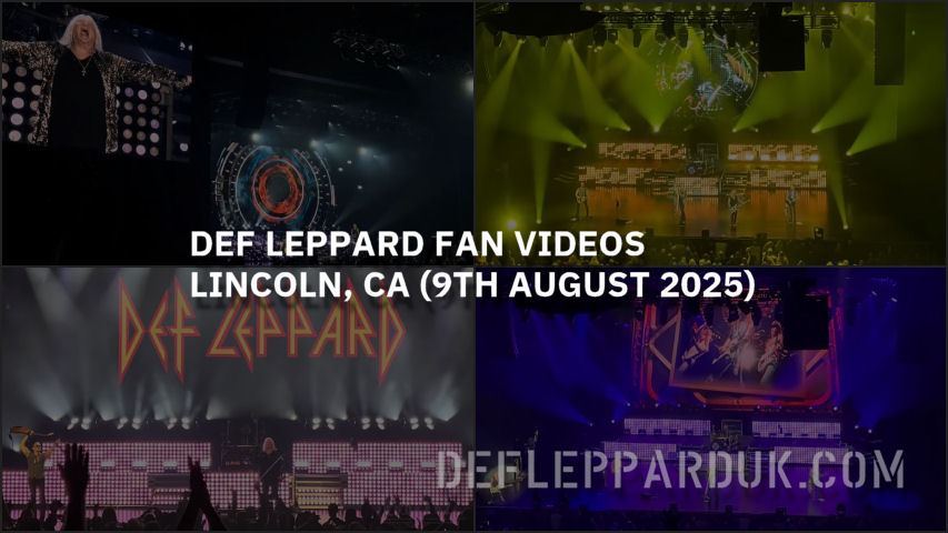 Def Leppard 2025 Fan Videos.