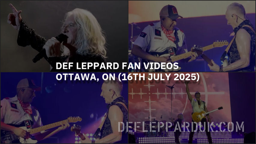 Def Leppard 2025 Fan Videos.