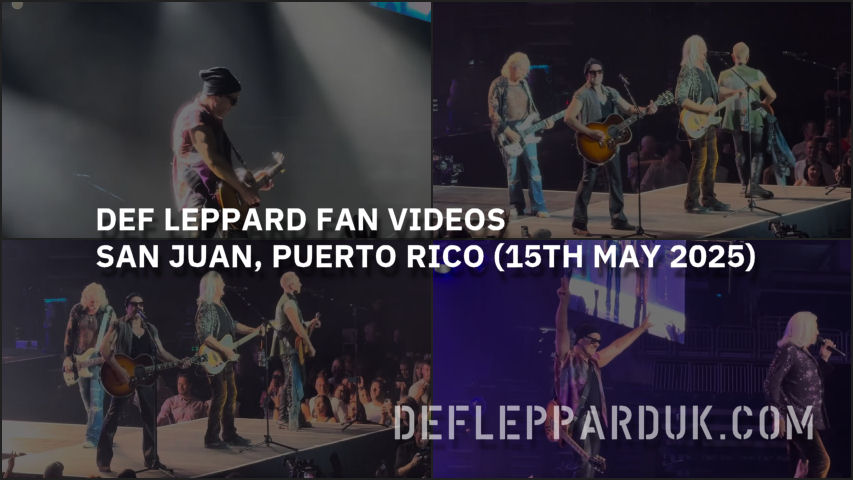 Def Leppard 2025 Fan Videos.