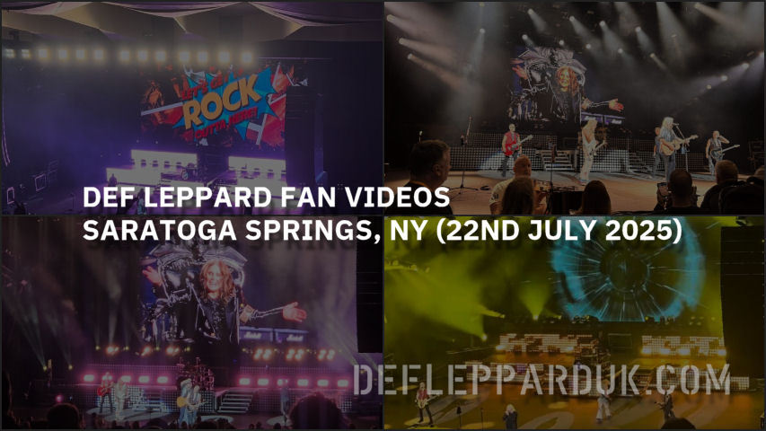 Def Leppard 2025 Fan Videos.