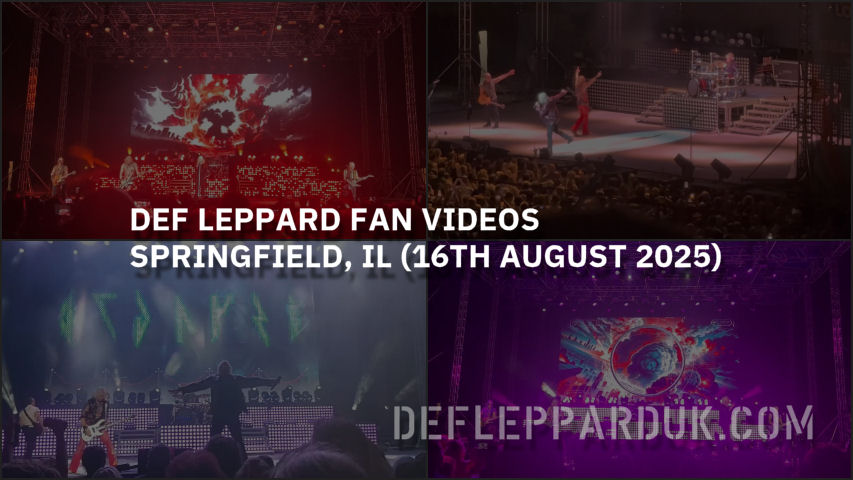 Def Leppard 2025 Fan Videos.