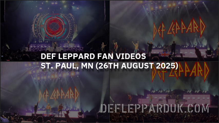 Def Leppard 2025 Fan Videos.