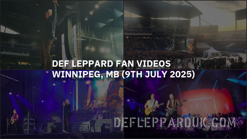 Def Leppard 2025 Fan Videos.