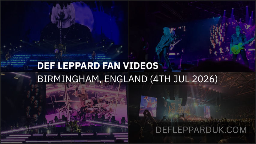 Def Leppard 2026 Fan Videos.