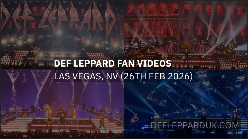 Def Leppard 2026 Fan Videos.
