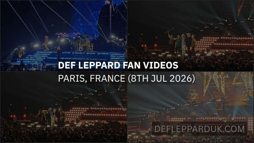 Def Leppard 2026 Fan Videos.
